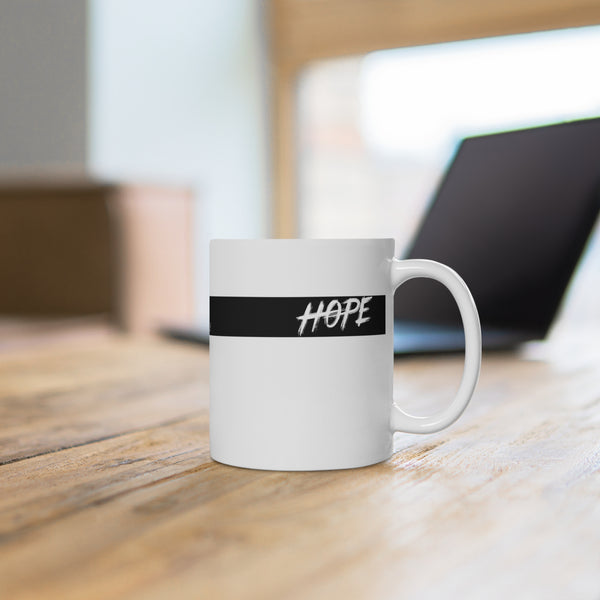 Hope White Ceramic Mug