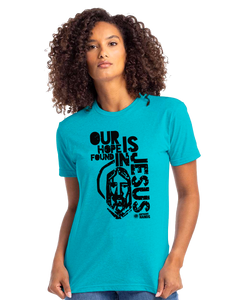 "Hope in Jesus" Comfort Tee – A Blend of Faith & Fashion